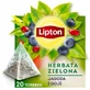 Lipton Groene Thee Bosbes en Goya piramides 20 stuks