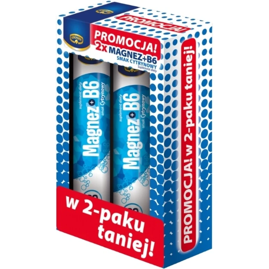 Krüger Vital Power Magnesium + B6 Duopack 2 x 20 Tabletten ...