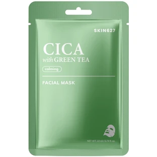 SKIN627 Mascarilla facial de cica y té verde 22 ml