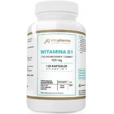 Altopharma Vitamin B1 100mg Thiamine Hydrochloride 120 caps.