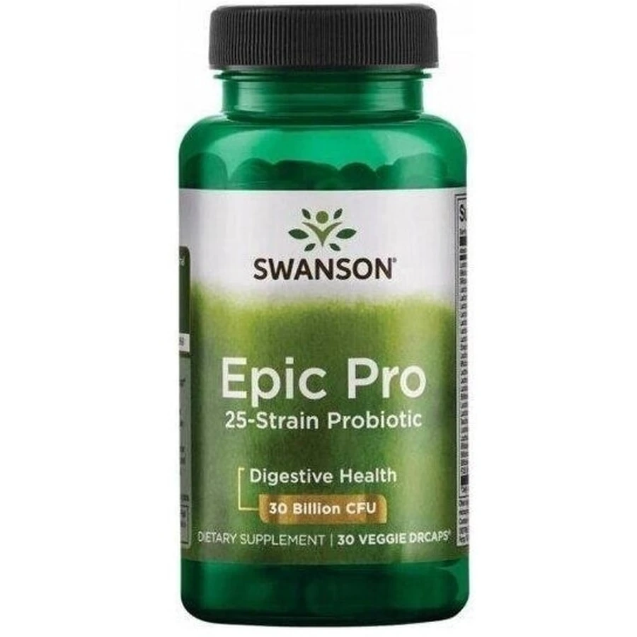 Swanson Epic Pro 25 Probiótico 30 cápsulas.