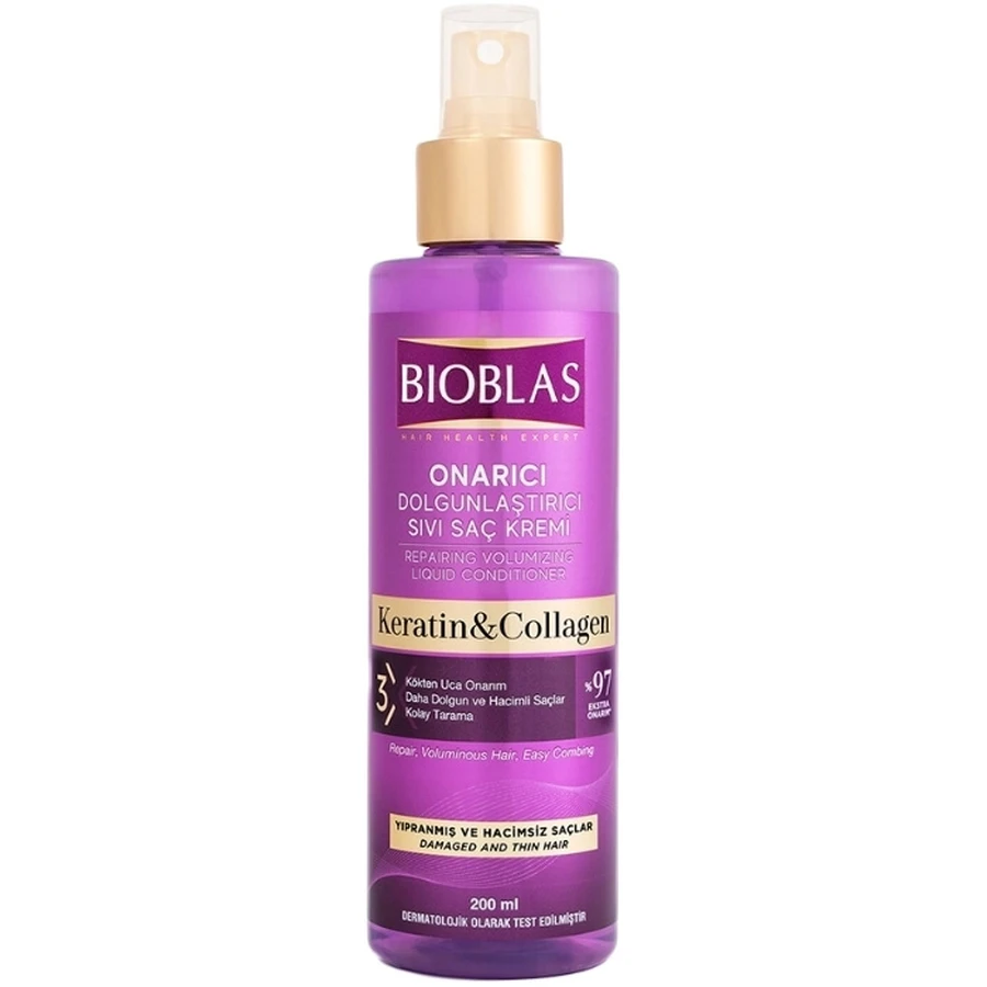 Bioblas Keratine & Collageen Vloeibare Conditioner voor Haar ...