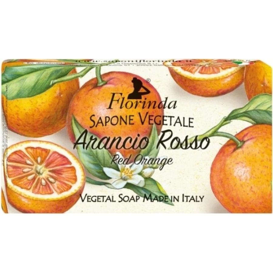 FLORINDA Natuurlijke rode sinaasappelzeep 200 g