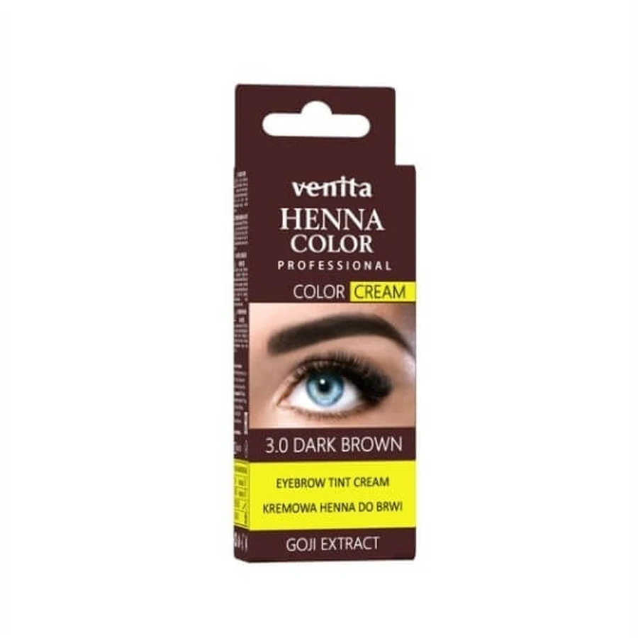 VENITA Cream eyebrow henna 3.0 Dark Brown Lifting 15 g