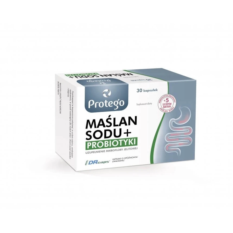 Protego Butirat de sodiu + Probiotice 30 capsule