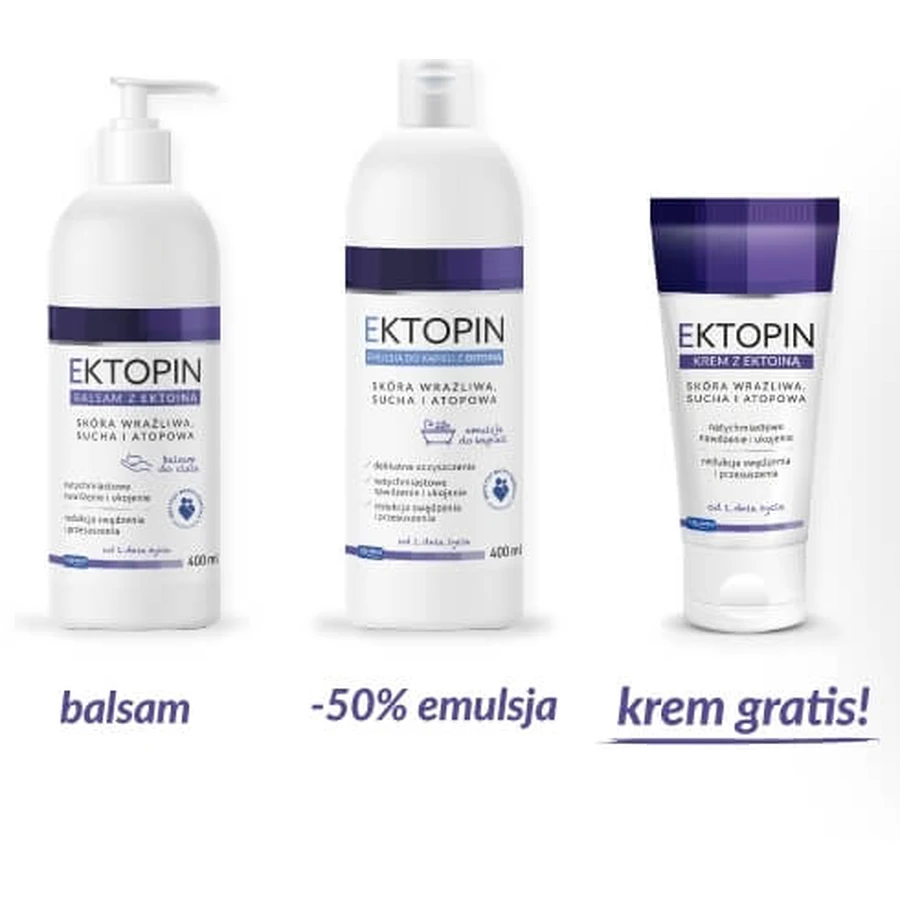 Ectoin Loción Corporal con Ectoína 400 ml + Ectoin Emulsión ...