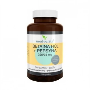 Medverita Betaine HCL + Pepsin 120 gélules