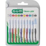 Sunstar GUM Trav-Ler interdental brushes 10 pieces.