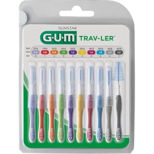 Sunstar GUM Trav-Ler Interdentalbürsten 10 Stück.
