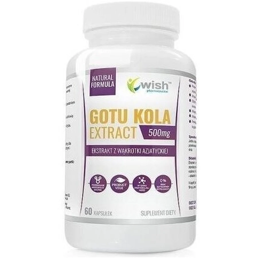 Wish Gotu Kola 500 mg 60 capsules