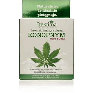 EFEKTIMA Krem do twarzy z olejem konopnym cera dojrzała 40+ ...
