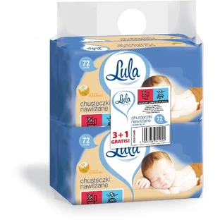 STELLA Lula Lingettes hydratantes à la camomille 3 x 72 ...