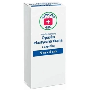 ABC Eerste Hulp Kit Geweven elastisch verband met sluiting 5 m x 8 cm 1 ...