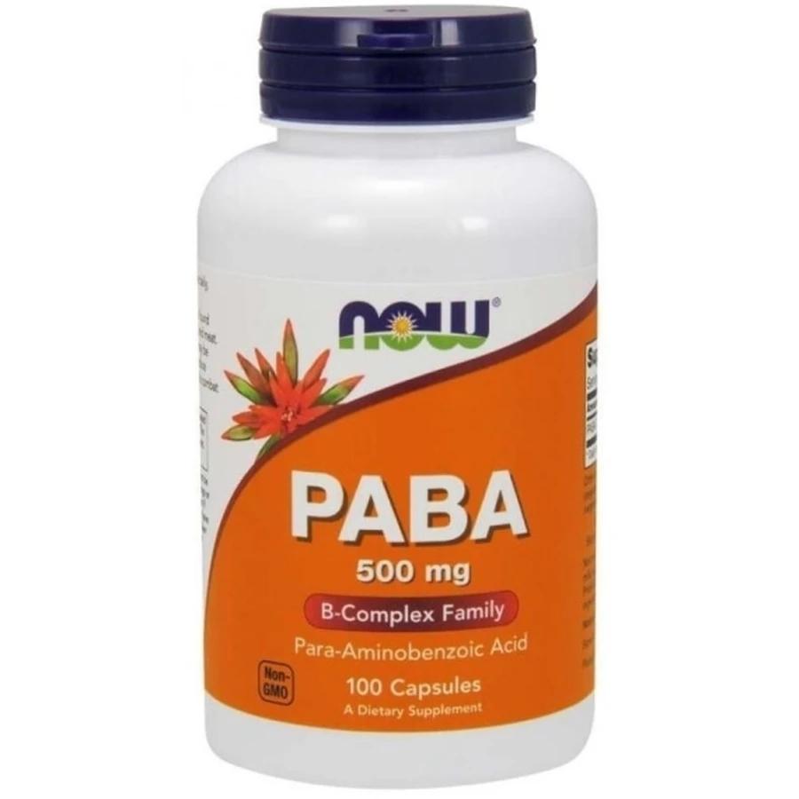 Now Foods PABA 500 mg 100 kapsułek: ceny i cechy
