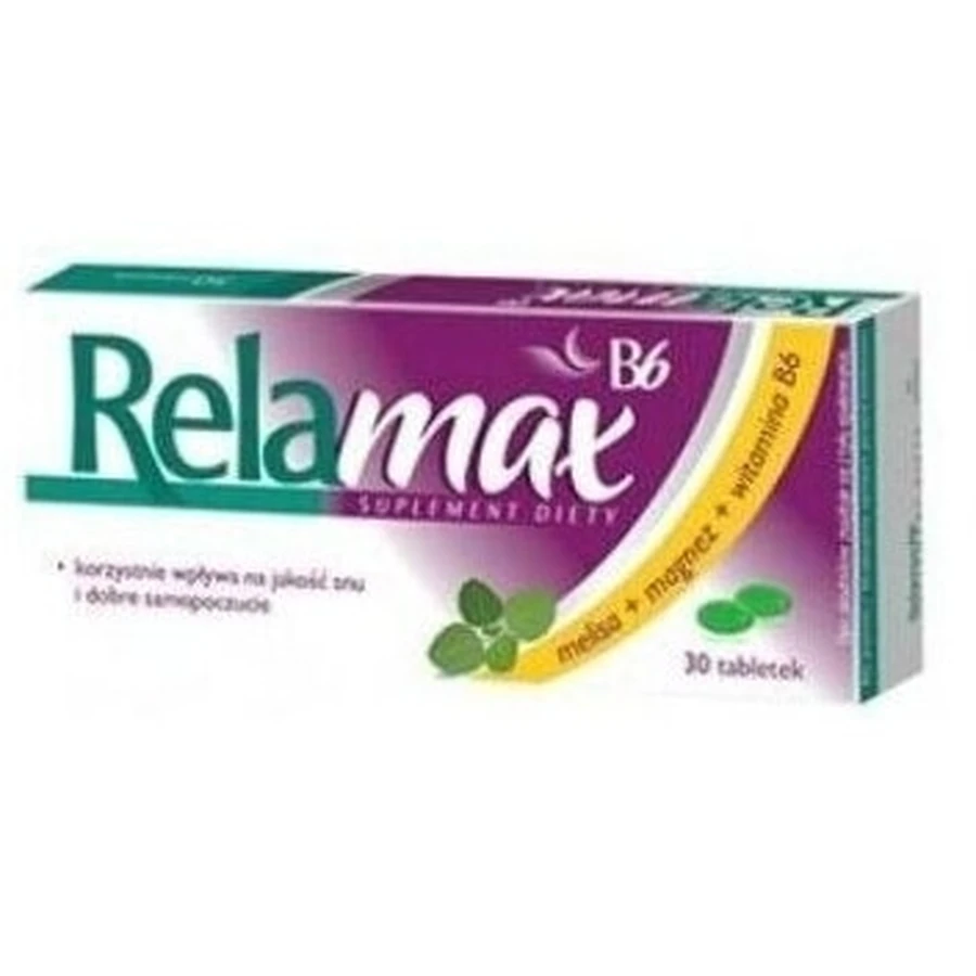 Relamax B6 30 tabletek: ceny i cechy