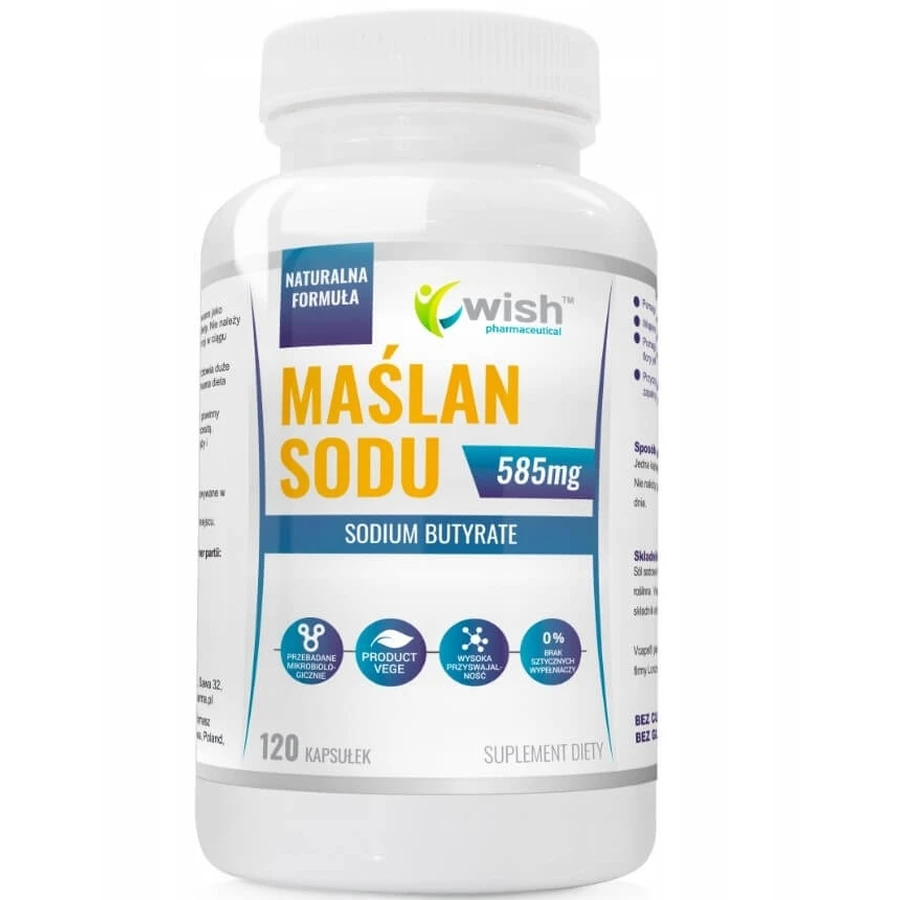Wish Natrium Butyraat 120 capsules