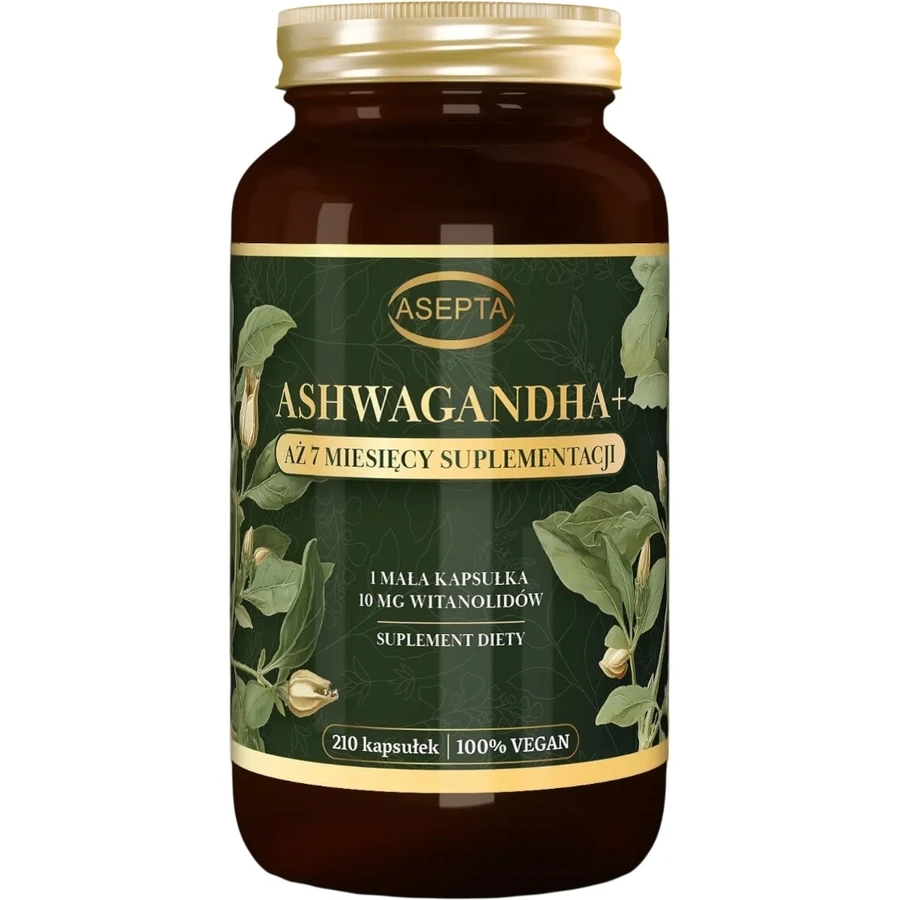Asepta Ashwagandha+ 210 cápsulas