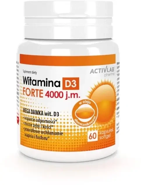 ActivLab Pharma Vitamine D3 Forte 4000 IE. 60 capsules