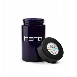 HERO PRO Parfümfreier Glasbehälter mit Hygrometer 150 ml