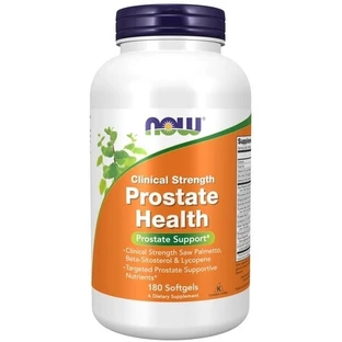 Now Foods Prostate Health Clinical Strength 180 cápsulas.