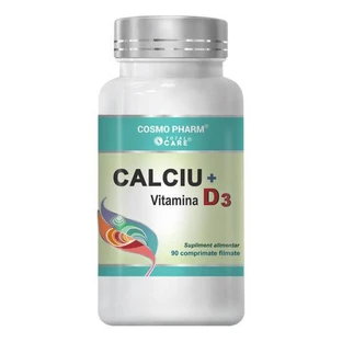 Calcium + Vitamin D3, 90 tablets, Cosmopharm