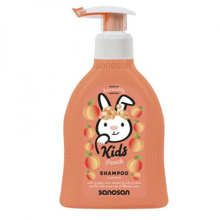 Shampoo met perziksmaak, 200 ml, Sanosan Kids