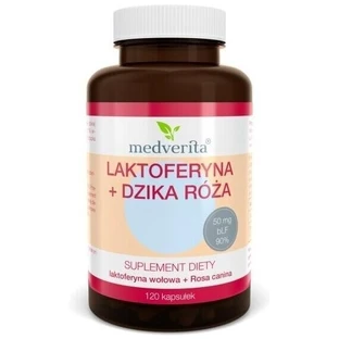 Medverita Lactoferrin + Wild Rose 120 capsules