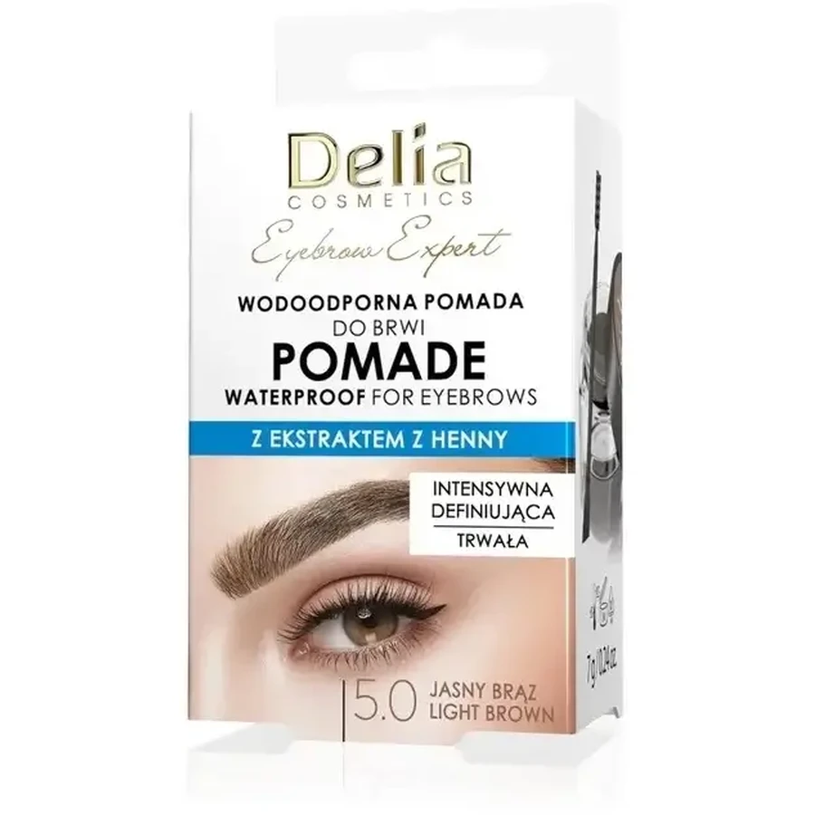DELIA Eyebrow Expert Wasserfeste Augenbrauenpomade 5.0 Braun 7 g