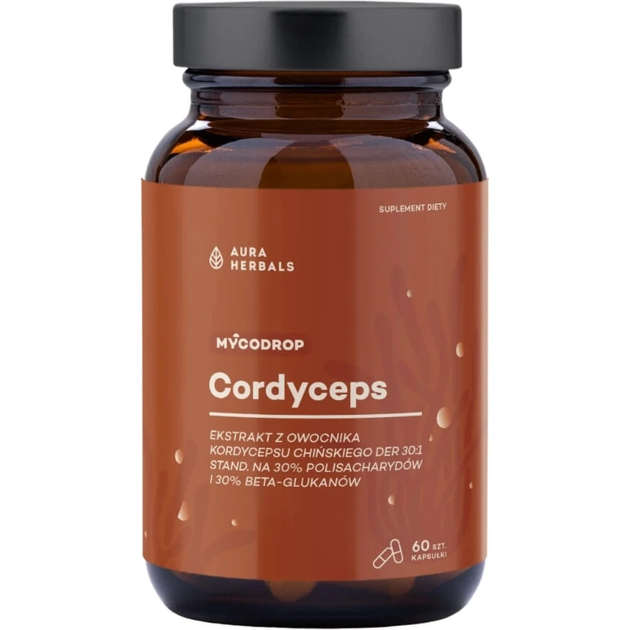 Mycodrop Cordyceps 30:1 30% Beta-Glucan 60 capsules