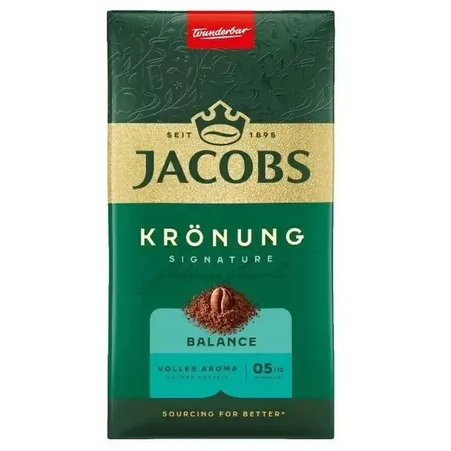 Jacobs Kronung Balance, gemahlener Kaffee 500g