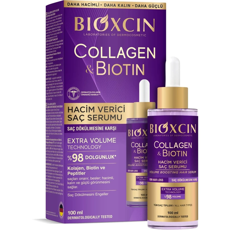 Bioxcin Colágeno y Biotina Serum Capilar 100 ml.