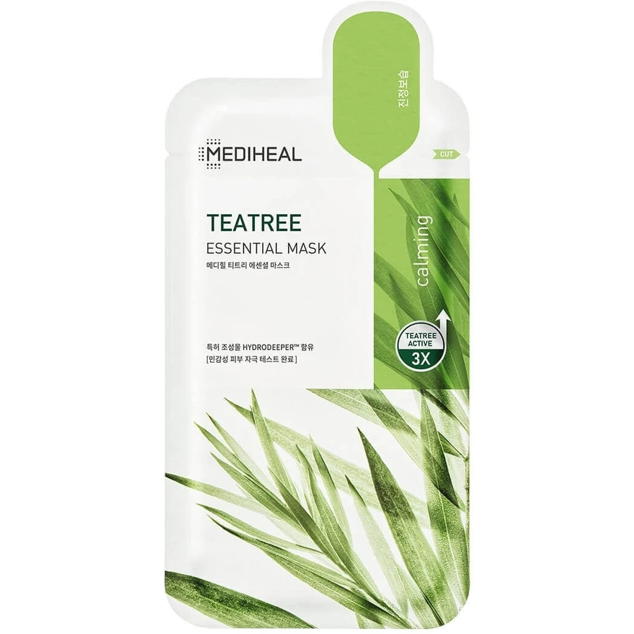 MEDIHEAL Teatree Essential Mask Beruhigende Blattmaske mit ...