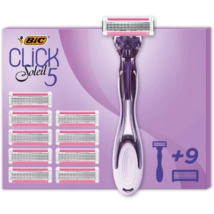 Bic Click Solei scheermes + 9 patronen