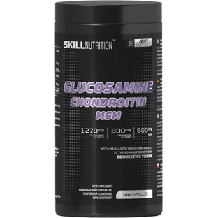 Skill Nutrition Glucosamine Chondroïtine MSM 180 capsules.
