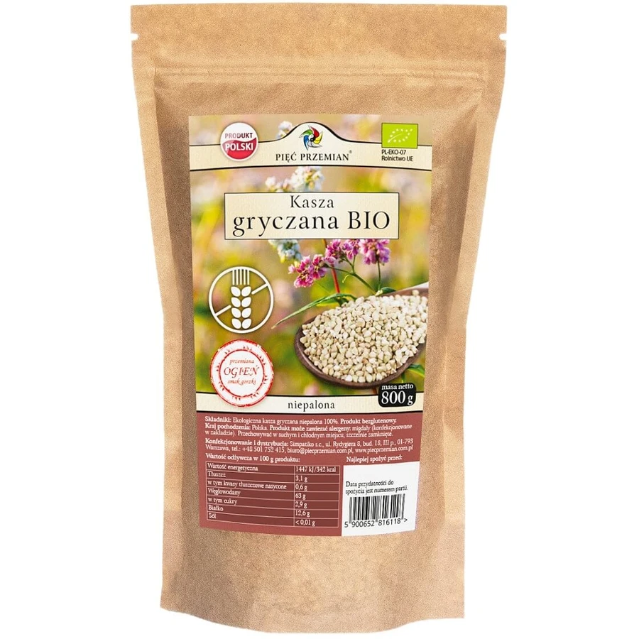 Five Transformations BIO glutenvrije witte boekweitgrutten 800 g