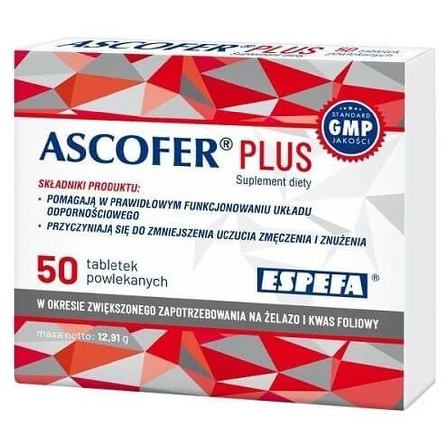 Ascofer Plus 50 tabletten
