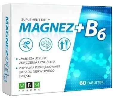 MBM Magnesium + Vitamine B6 60 tabletten