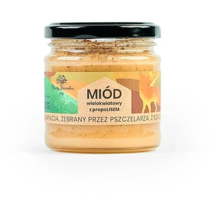 Miody Dworskie Miód Wielokwiatowy z Propolisem 250 g