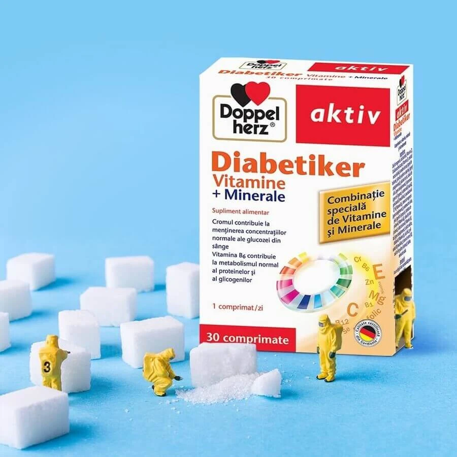 Doppelherz Diabetiker (vitamine) X 30Ttb +10 Ttablet Gift