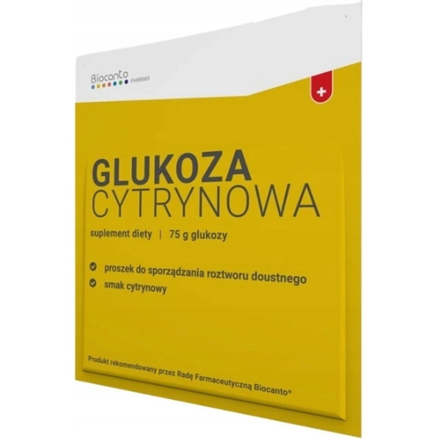 Biocanto Zitrone Glukose Pulver 75 g