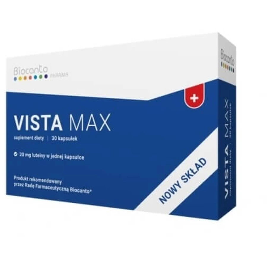 Biocanto Vista Max 30 capsules.