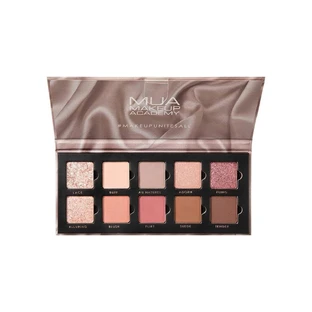 MUA | Paletă 10 nuanțe de farduri de ochi Silk Nudes | 11g