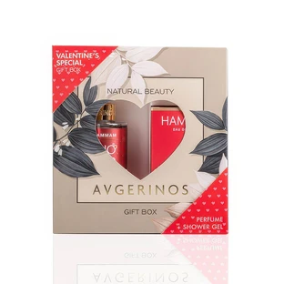 Avgerinos Cosmetics | Promo Valentine's Special Gift Box pentru femei Hammam Eau de Parfum 50ml &; Gel de duș Hammam 300ml | 1 set