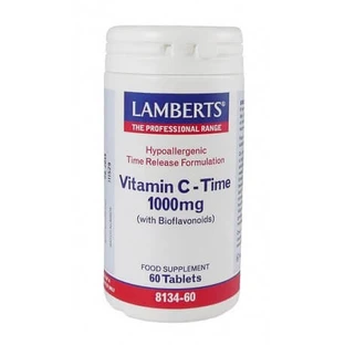 Lamberts | Witamina C 1000mg Witamina C o powolnym uwalnianiu w czasie | 60 tabletek