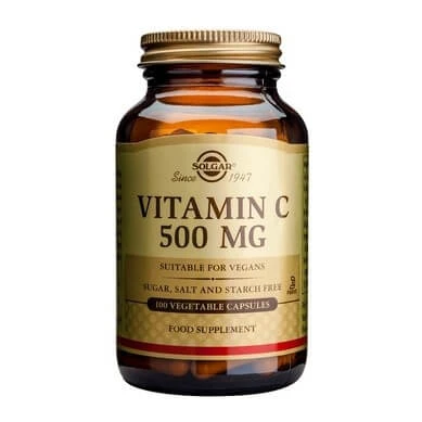 Solgar | Vitamine C | Vitamine C Voedingssupplement | 500mg | 100 Vegicaps