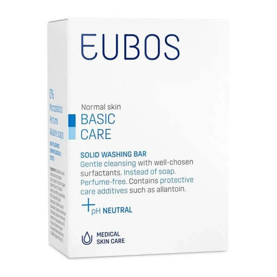 Eubos | Vaste Wasverzachter Zeeploos Schoonmaakplaatje Blauw | 125gr