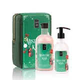 Lavish Care | XMAS Promo Mistletoe Kiss Body Wash, 500ml, Glitter Body Milk, 300ml &amp; Geschenkbedarf | 1 Set