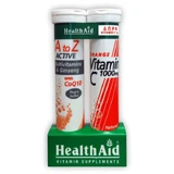 Health Aid | A-Z Active 20 Effervescent Tablets &amp; FREE Vitamin C1000mg Orange flavor 20 Effervescent Tablets