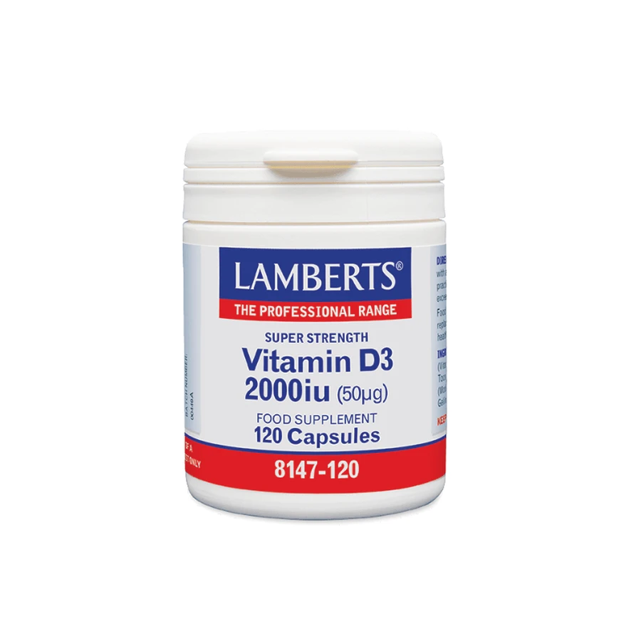 Lamberts | Vitamine D3 2000iu(50mg) | 120caps