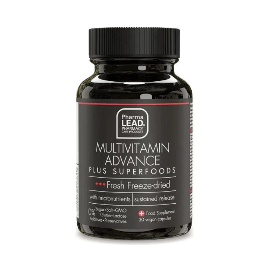Pharmalead | Black Range Multivitamin Advance Plus Superfoods for Body Strengthening | 30 Vegetable Capsules